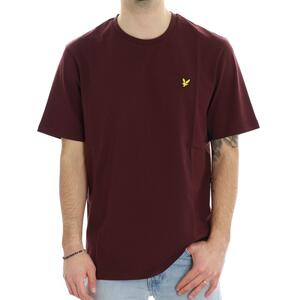 T-SHIRT BASIC LYLE & SCOTT BORDEAUX